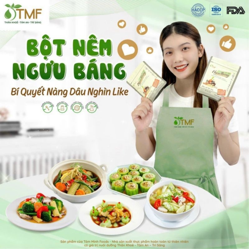 Bột nêm ngưu báng 1kg Tâm Minh bột nêm rau củ tự nhiên không bột ngọt không hóa chất bảo quản