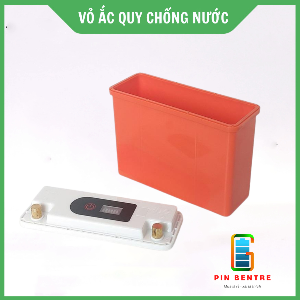 Vỏ bình ắc quy 12V Pin Lithium 30Ah - 52Ah chống nước