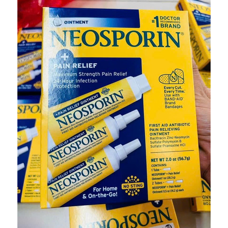 Neosporin mẫu 3 tuýp