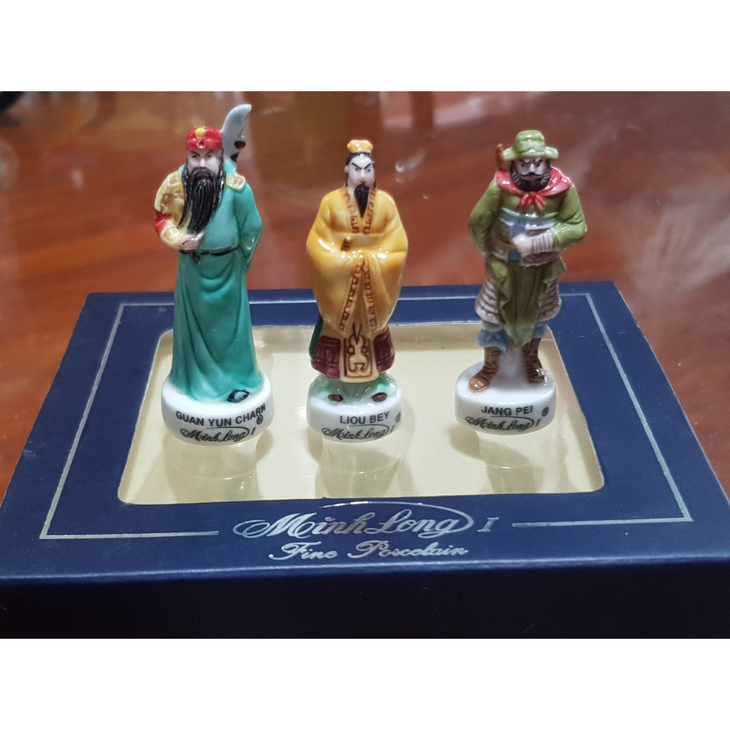 Bộ tượng tam quốc chí,sứ Minh Long, Bộ quà tặng
