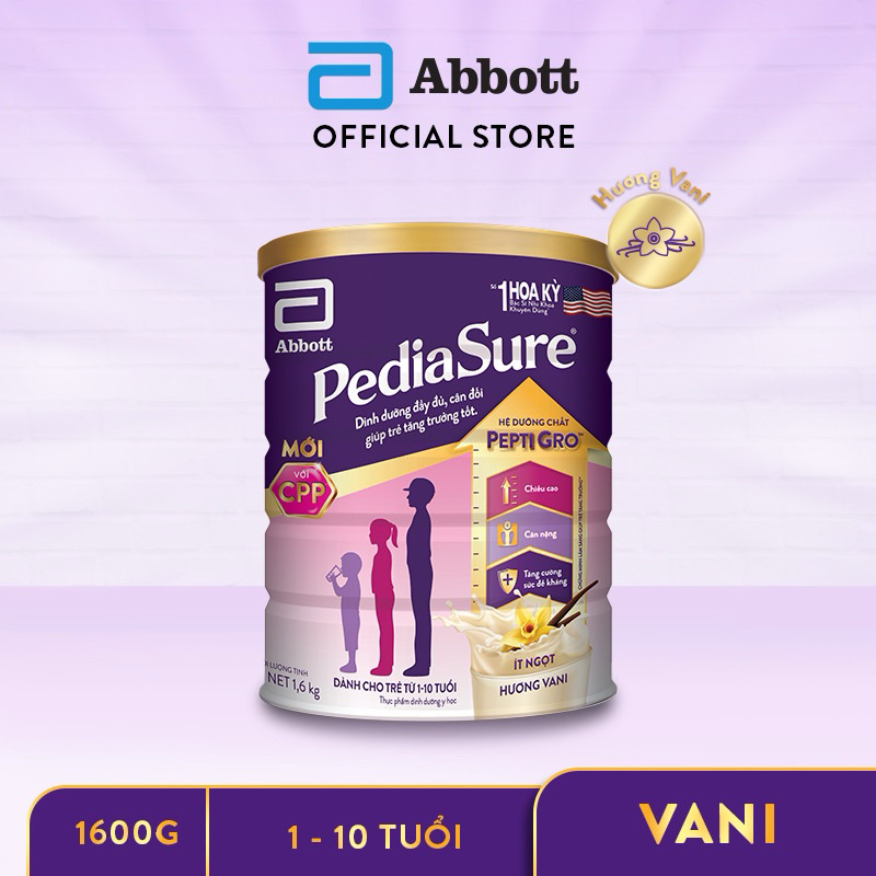 Sữa bột Pediasure CPP 850g và 1,6kg kèm quà