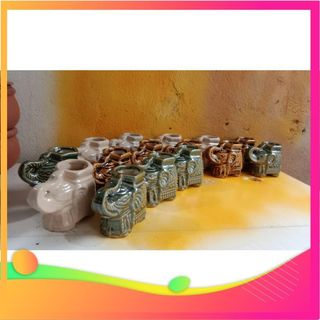 Hủ lọ đựng tăm hình con voi, con voi tăm, con voi tăm gốm sứ