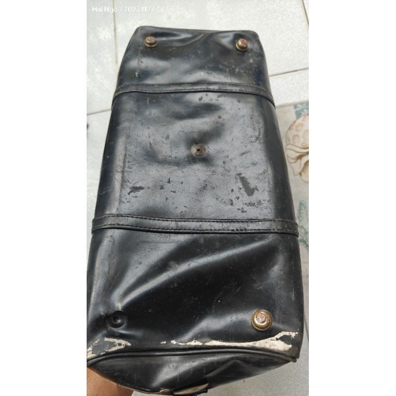 Túi da Hitachi Nhật bãi khóa đồng