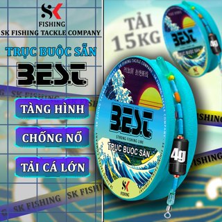  Dây Trục Câu Đài Trục Buộc Sẵn BEST - SK FISHING Tàng Hình Tốt Và Chịu Tải Cao 