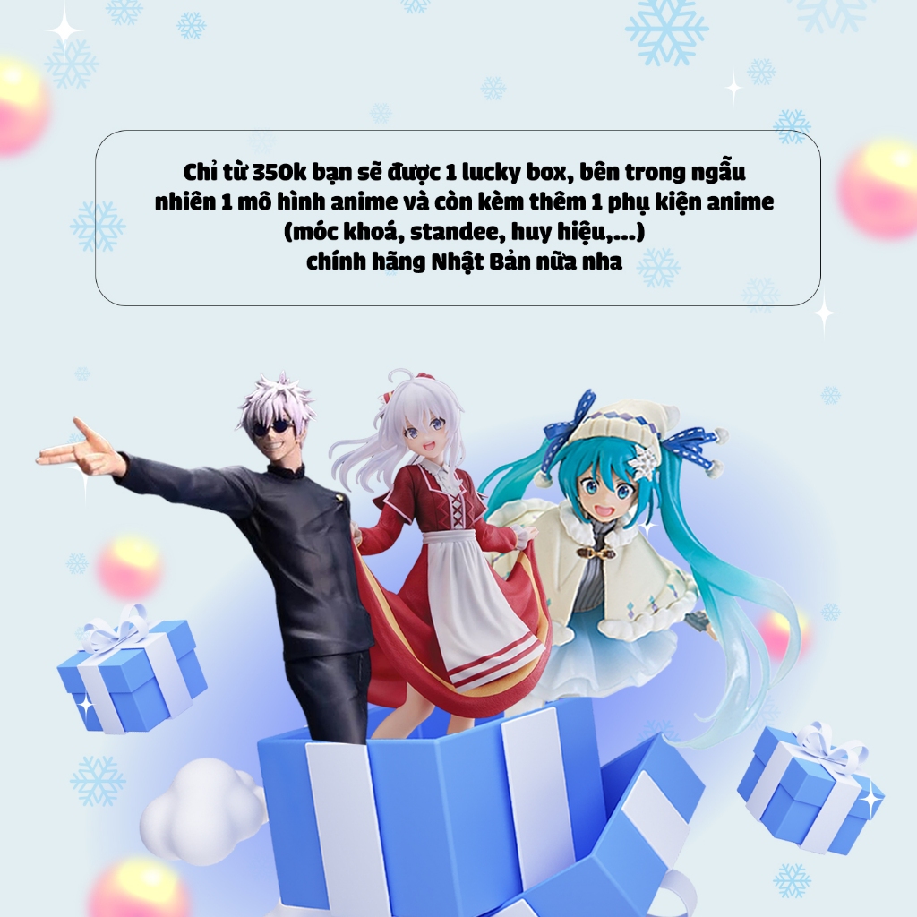 Lucky Box Mô Hình Anime Chính Hãng Figure - Tặng Kèm Goods Chính Hãng Nhật Bản