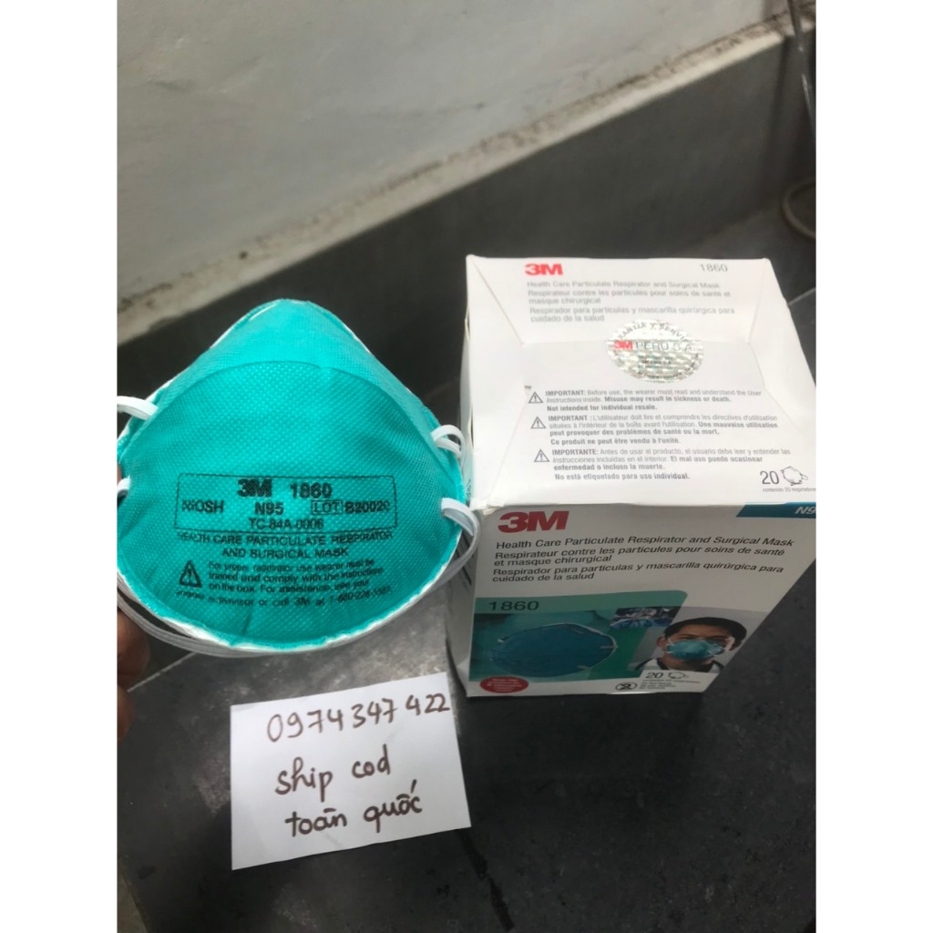 KHẨU TRANG 3M 1860 N95