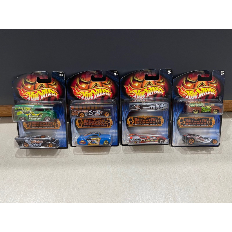Full set HALLOWEEN HIGHWAY- Pack 2 - Bộ 4 pack (8 xe)