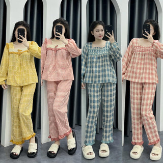Đồ bộ pijama lụa đũi mềm mịn 💯 Ảnh thật