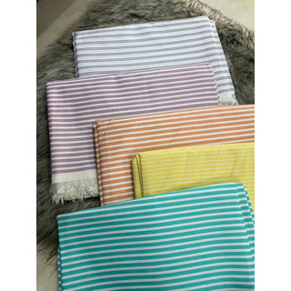 [Sale Hàng Khúc] Vải Sọc Sơ Mi Chất Vải Cotton Mịn Mát