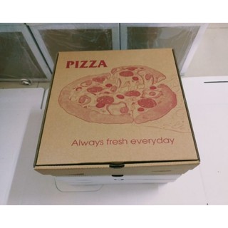 Combo 10 hộp pizza có in hình size 23