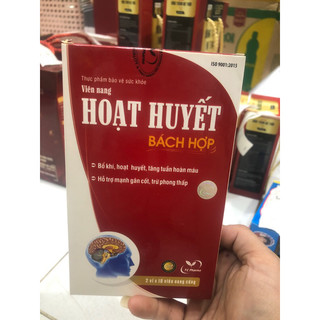 Thực phẩm bảo vệ sức khoẻ - hoạt huyết bách hợp
