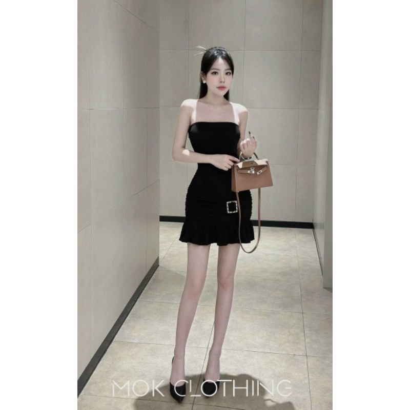 Đầm body đuôi cá dáng ngắn