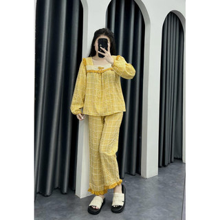 Đồ bộ pijama lụa đũi mềm mịn 💯 Ảnh thật