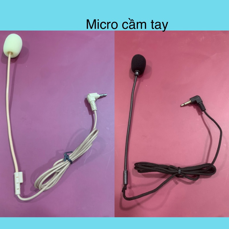 Mic trợ giảng có dây vàng sang trọng mic hút.