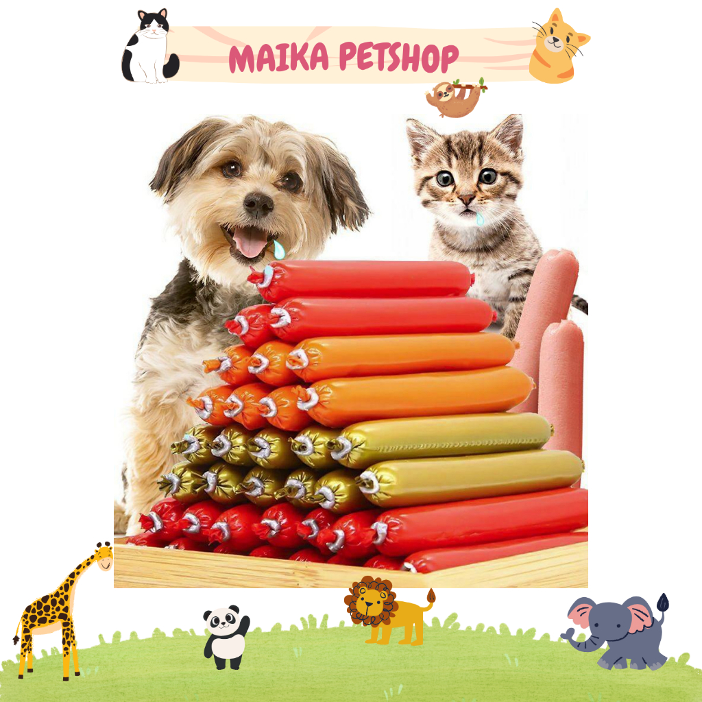 Xúc Xích Dinh Dưỡng, Xúc Xích Cho Chó Mèo - Maika Petshop