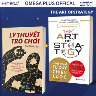  Bộ Sách Hay Nên Đọc: Lý thuyết trò chơi + Nghệ thuật tư duy chiến lược Lẻ Combo 