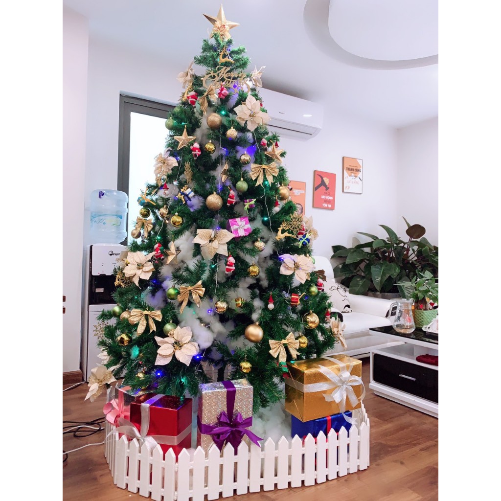 Cây Thông Noel Trang Trí Nhà Cửa Đủ Loại 2m1 1m5 1m8 Hàng Việt Nam Chất Lượng
