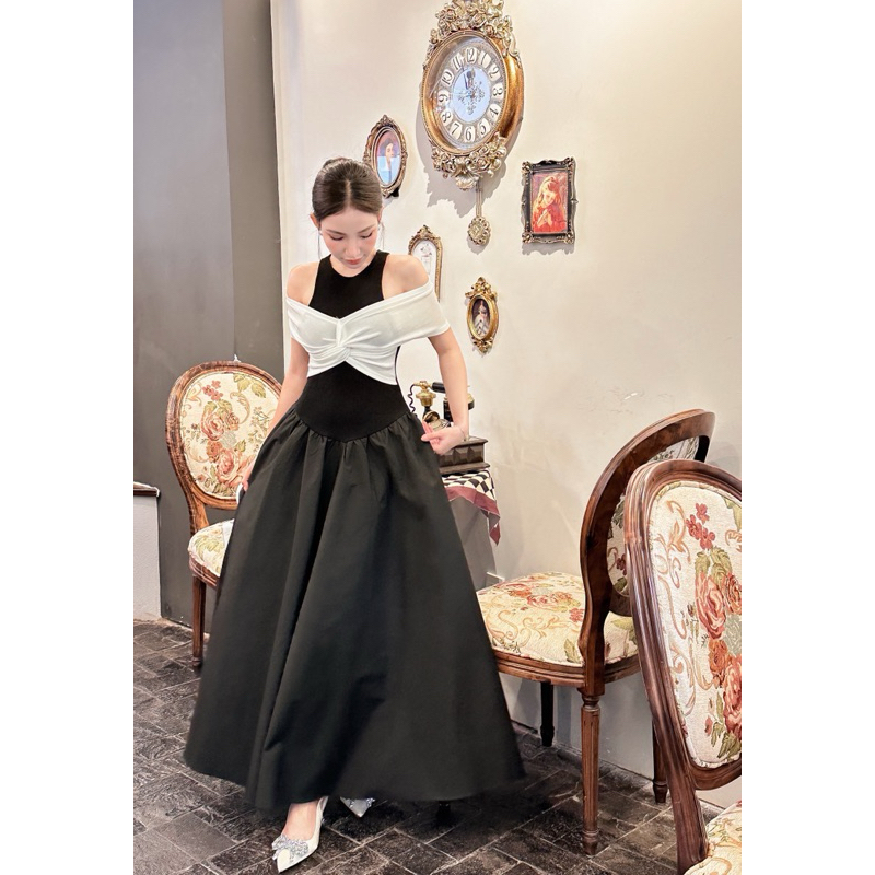 ĐẦM CHÉO NGỰC TÙNG KATE - OB05243