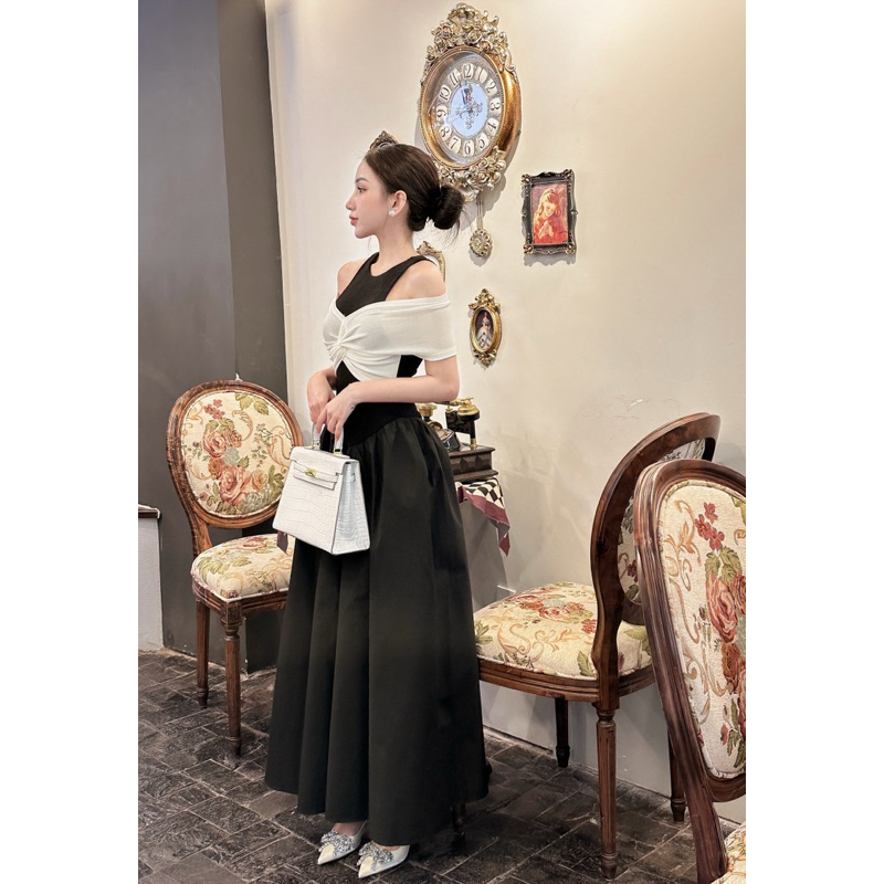 ĐẦM CHÉO NGỰC TÙNG KATE - OB05243