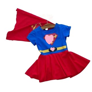 Váy siêu nhân xanh Supergirl