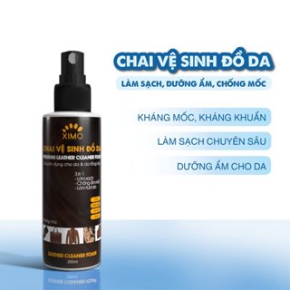 Bình xịt vệ sinh giày da, đồ da Ximo XI03 150ml - Dùng cho giày da, túi xách, áo da, ghế,....