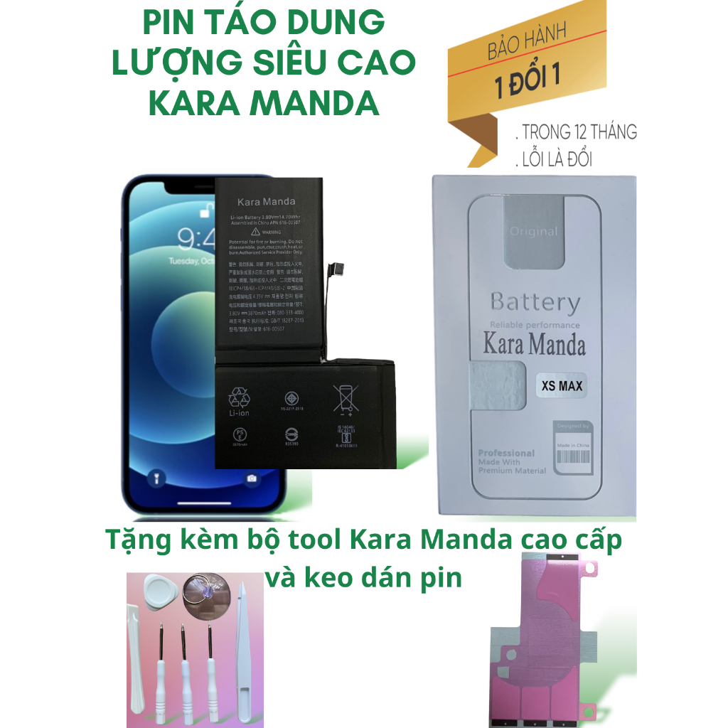 Pin điện thoại táo dung lượng siêu cao và dung lượng chuẩn cho 6 6S Plus 7 8 Plus X XR XS Max 11 12 13 Mini Pro Max SE2