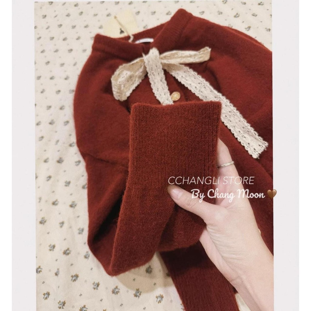 ÁO LEN QC KÈM DÂY NƠ NOEL