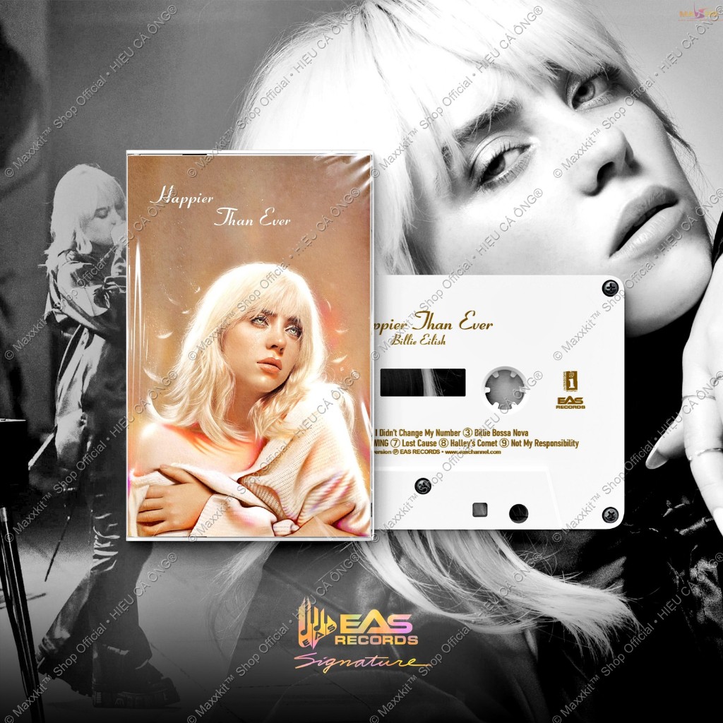 Băng cassette Billie Eilish - Happier Than Ever - EAS Records