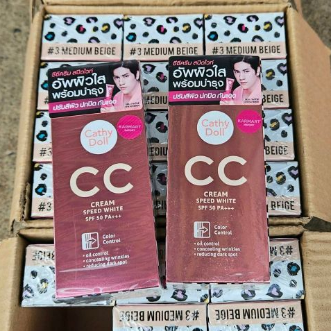 Kem nền Cathy Doll Speed White CC cream SPF50+ PA+++ 50g