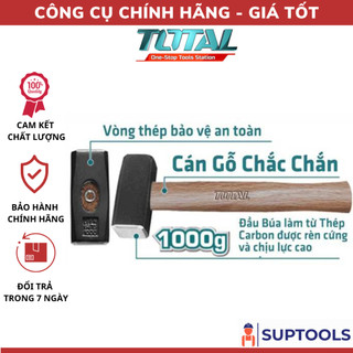 Búa tạ cán gỗ 1000g total thtw721000