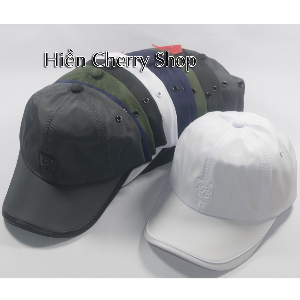 Nón kết vải dù mặt da lốc xoáy chữ - Chất liệu vải dù cao cấp tạo nên sự phong cách và sành điệu