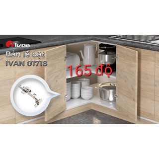 Bản lề nối 2 cánh vuông góc ( bản lề 90 độ, 135 độ, 165 độ), không kèm ốc