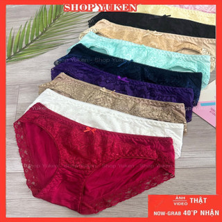 ♥️ ql.cotton ren ♥️ quần lót cotton phối ren nữ hàng việt nam siêu thoáng