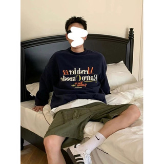 Áo Sweater cổ tròn dáng oversize,