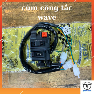 Cùm công tắc wave alpha - wave nhỏ - 3 món