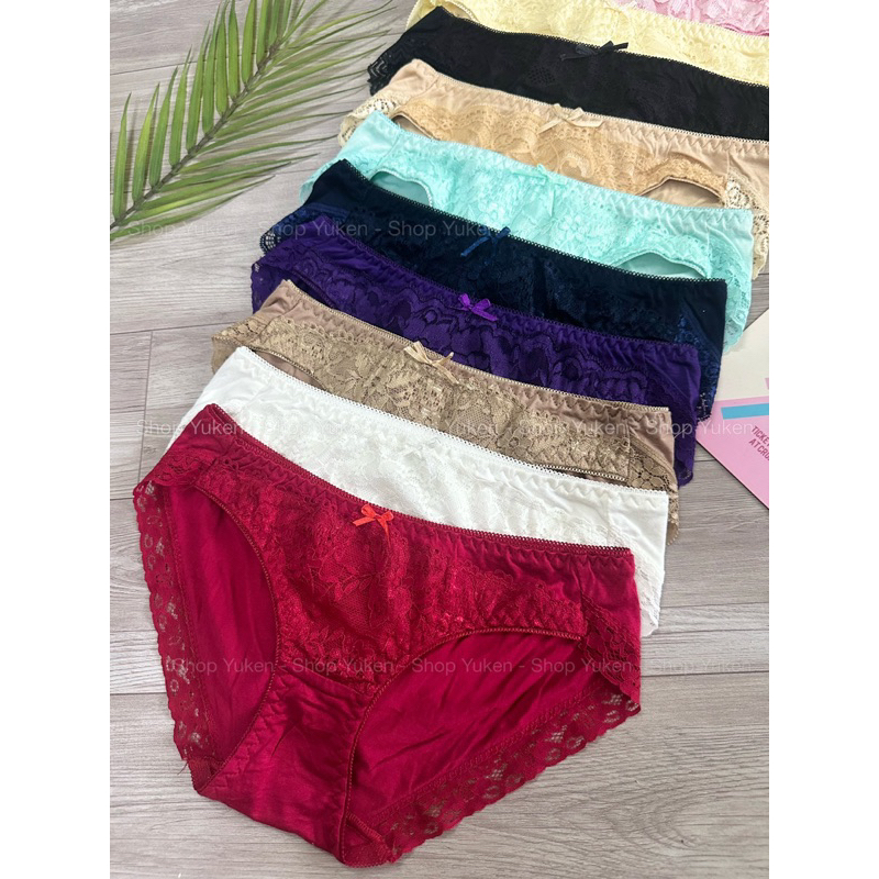 ♥️ QL.Cotton ren ♥️  Quần Lót Cotton Phối Ren Nữ Hàng Việt Nam Siêu Thoáng