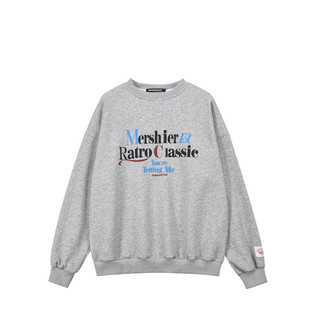 Áo Sweater cổ tròn dáng oversize,