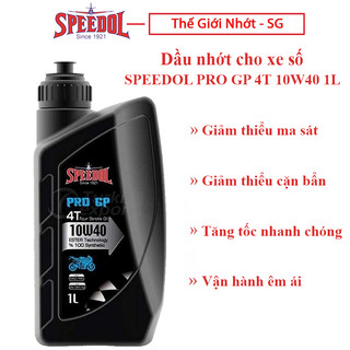 Nhớt xe số cao cấp speedol pro gp 4t 10w40 1l