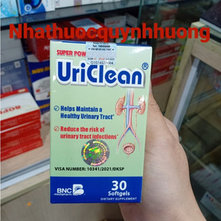 Viên uống bổ thận URICLEAN lọ 30 viên giúp thận khỏe mạnh