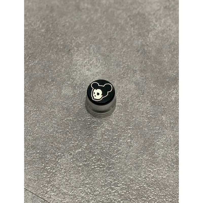 ỐC KÍNH (Gương) CNC XE MÁY (Motorcycle) Logo MICKEY SKULL VESPA