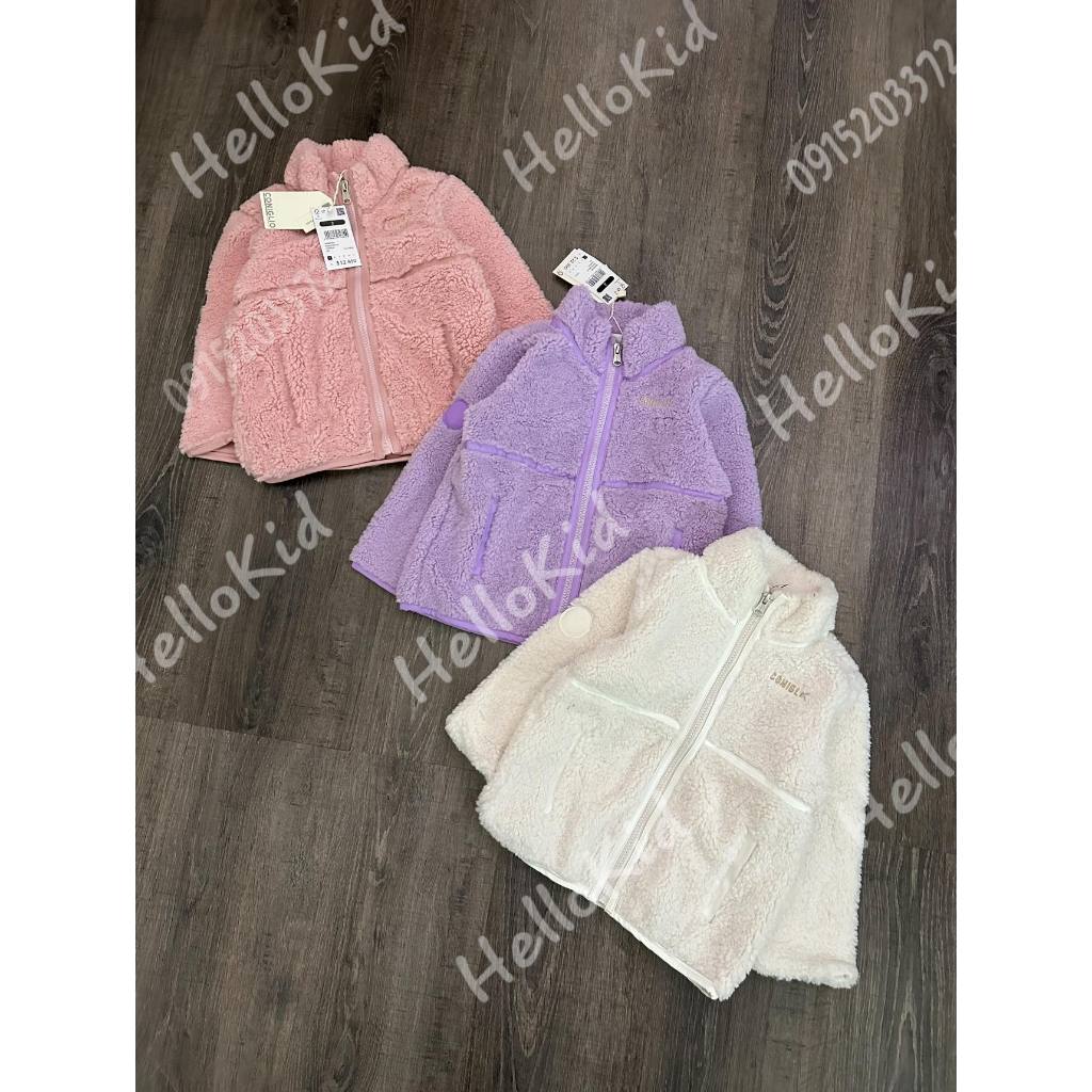 Áo khoác lông cừu coniglo xuất cho bé