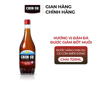 [Mẫu Mới]Mắm CHIN-SU Cá Cơm Biển Đông 20 Độ Đạm Chai 720ml Hàng Mới