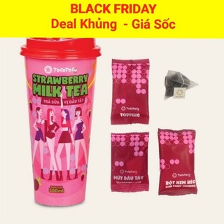Trà sữa tocotoco vị dâu tây 500ml
