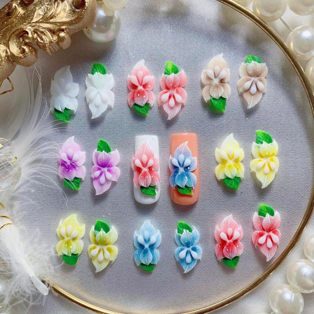 Hoa bột nail _ hoa nail đính móng