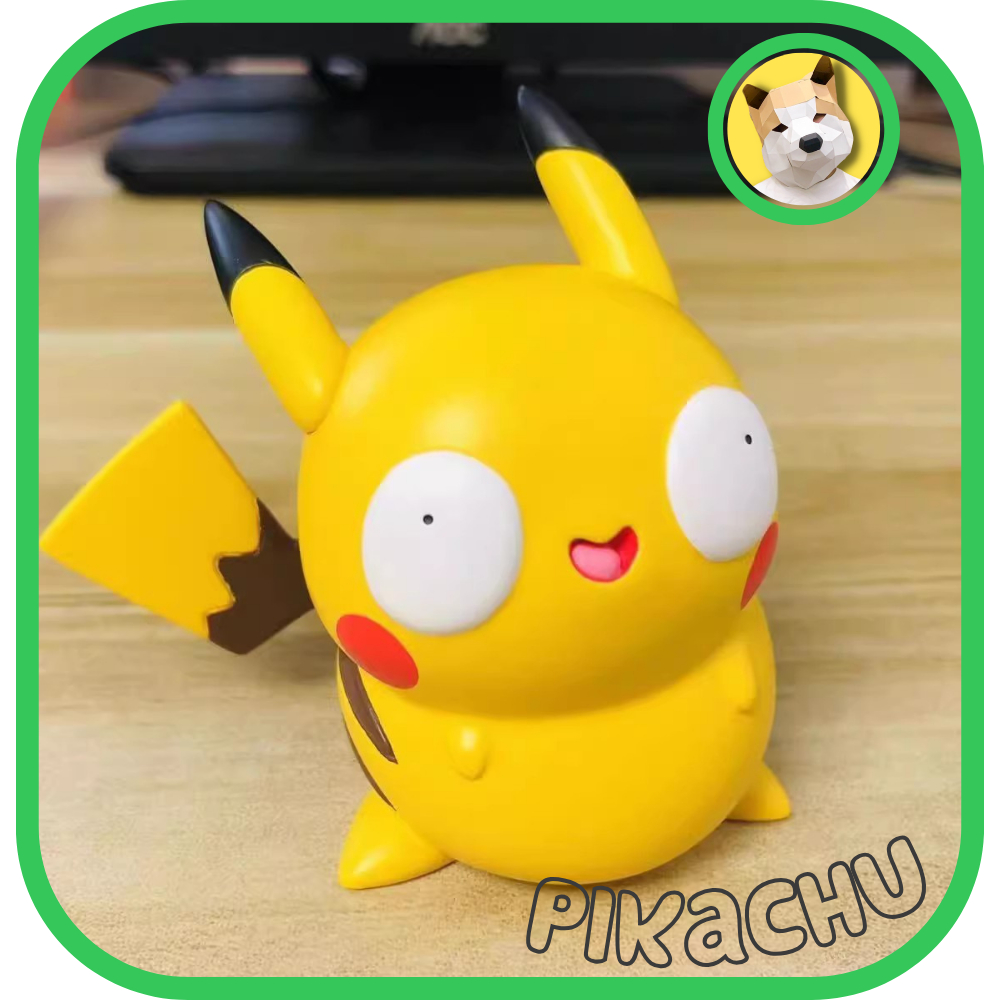 Mô hình Pikachu Corgi Pokemon Kabigon dễ thương quà tặng trưng bày bền màu an toàn Đồ chơi Beocaz có sẵn Full Box