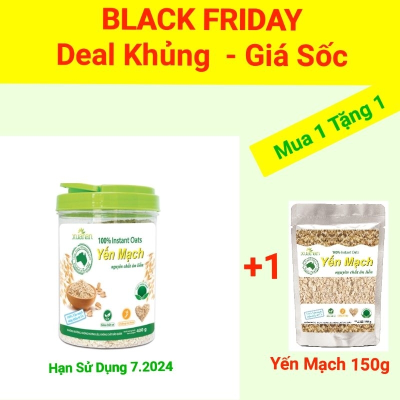 Yến Mạch Hộp Xuân An 400g ( Tặng Kèm Gói Yến Mạch 150g)