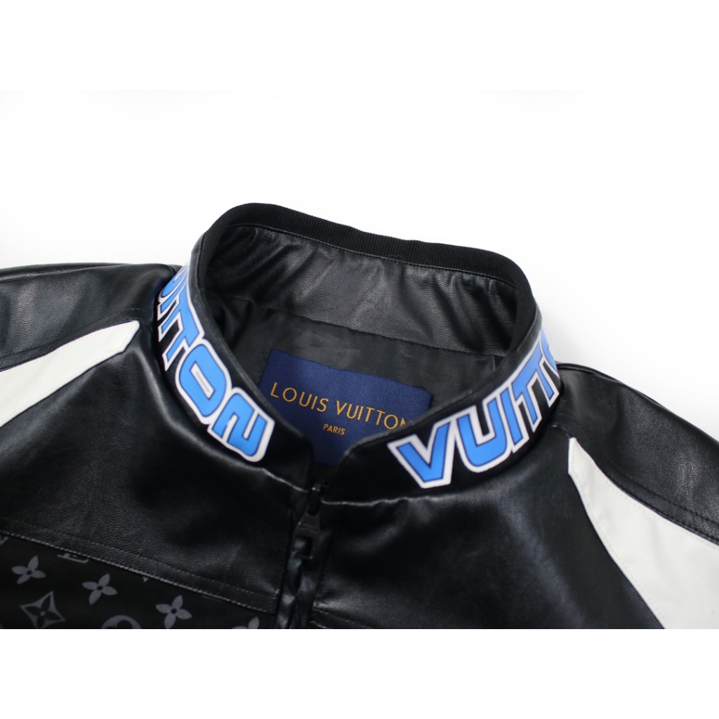 Áo Leather Jacket Louis Vuitton1 Seagul FW23
