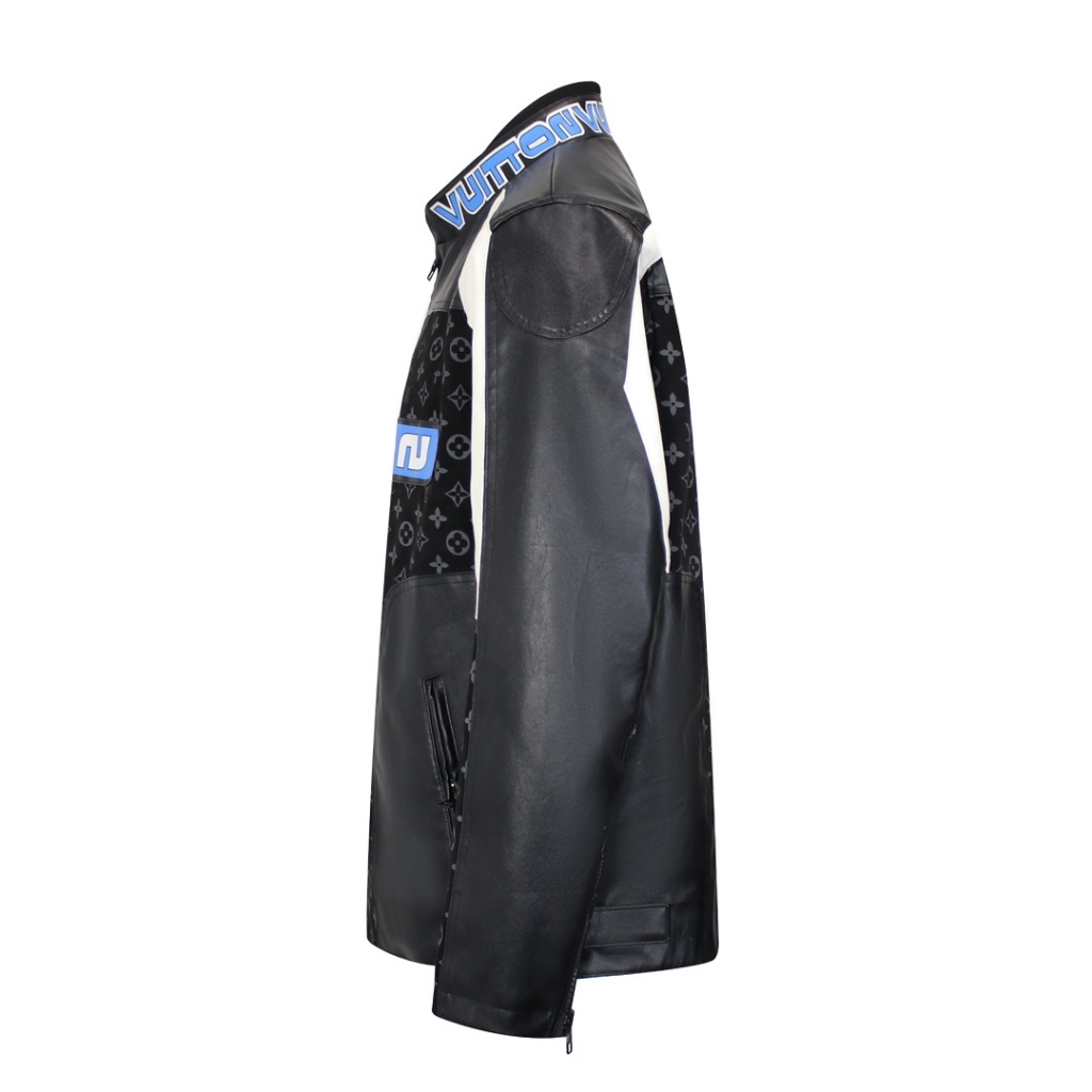 Áo Leather Jacket Louis Vuitton1 Seagul FW23