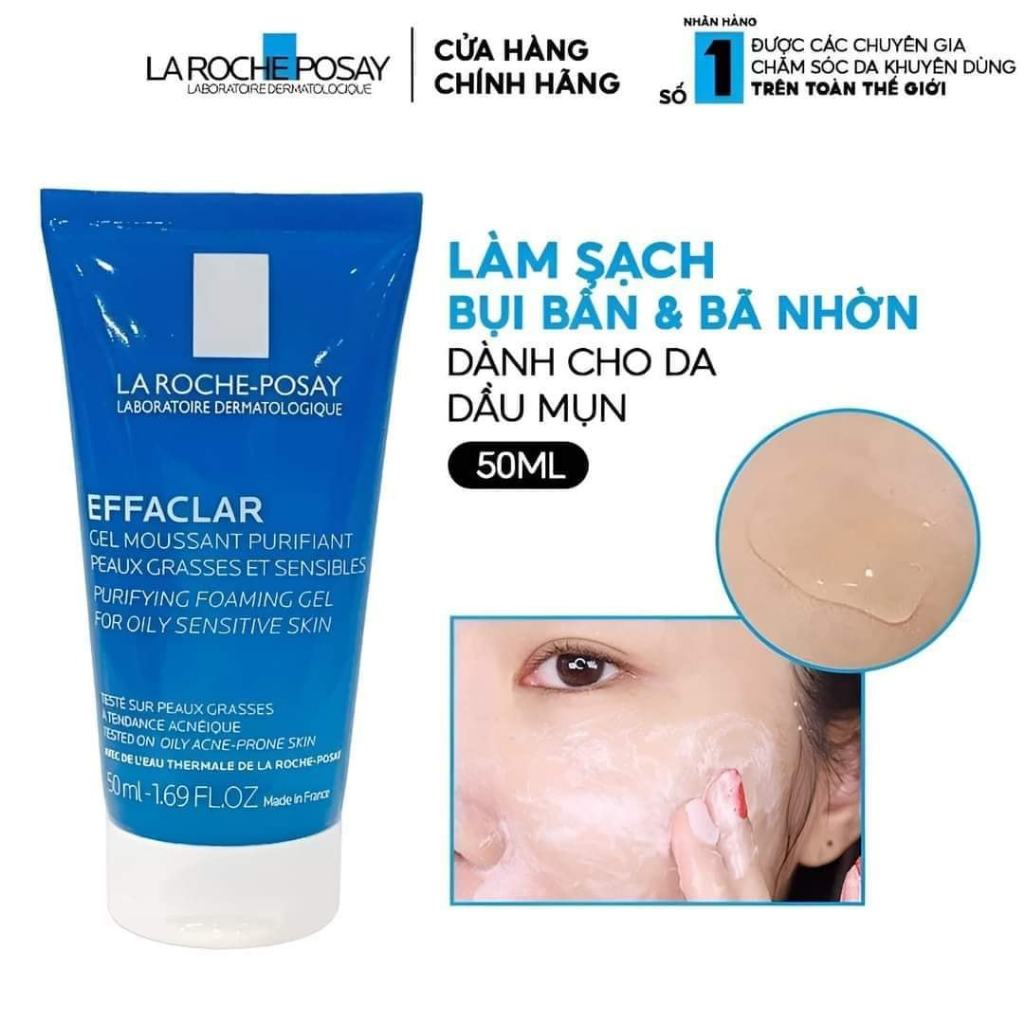 Sữa rửa mặt Laroposay 50ml/400ml