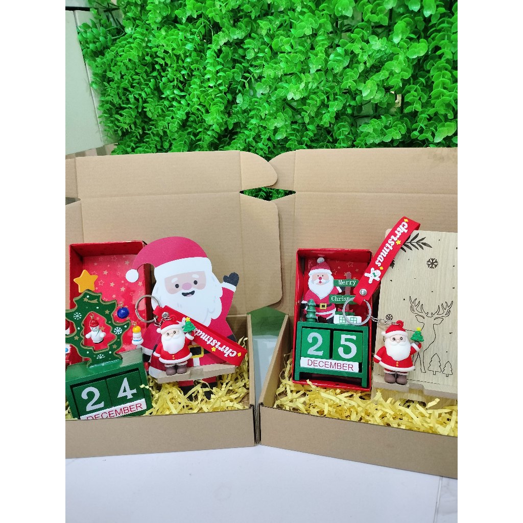 Sét Hộp Quà Giáng Sinh Noel Đơn Giản Tinh Tế Ý Nghĩa